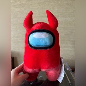 Among Us Red Devil Plush